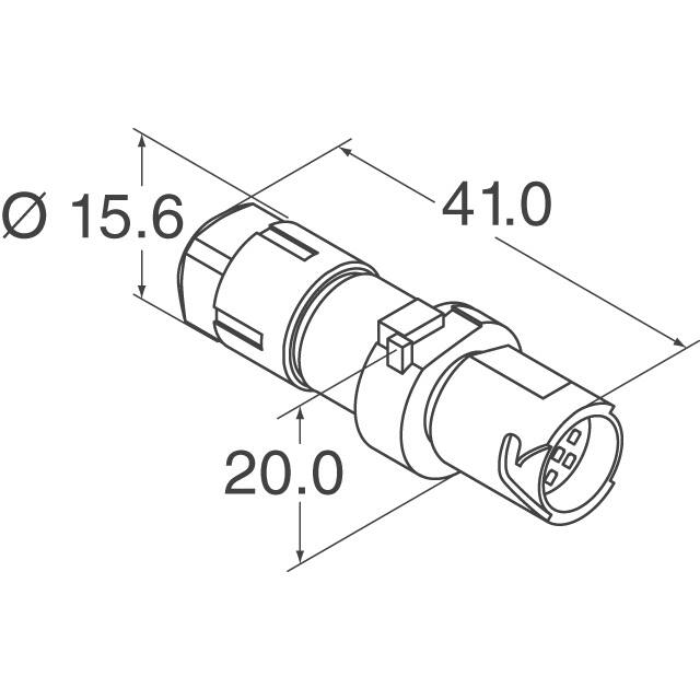 JN1KS10PL2 JAE Electronics  Alloggiamenti per connettori circolari